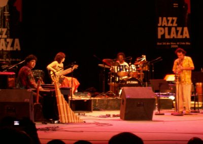 NEWEN TAHIEL (Carlos Maza) Mirza Sierra, Aramis Castellano, Ernesto Vega. Festival Jazz Plaza 2006 Habana Cuba.